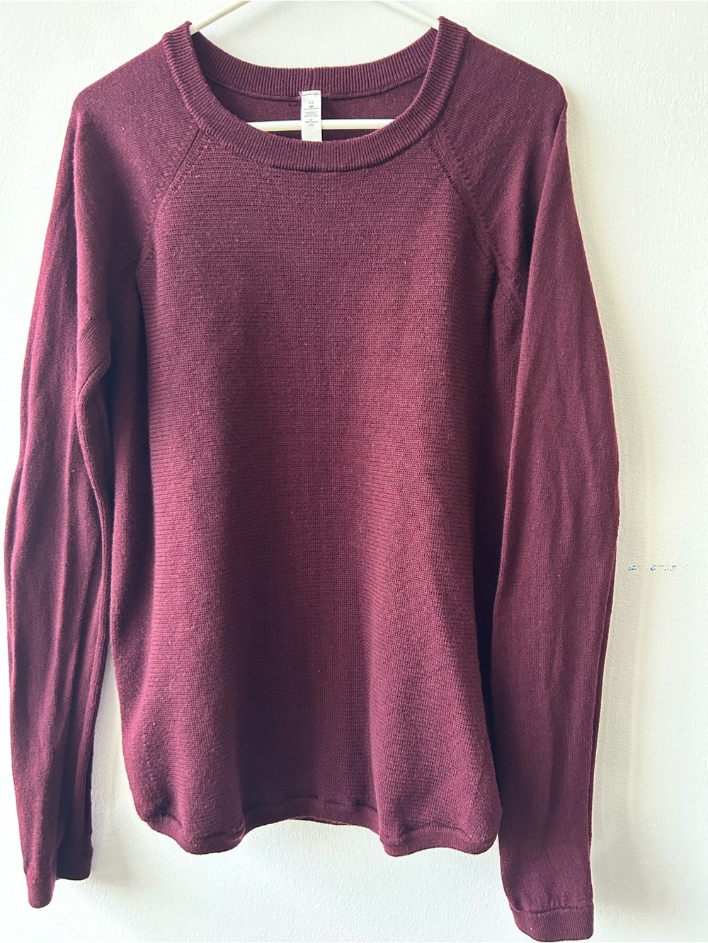 lululemon athletica Women's Crewneck Sweater in Berry - Picture 1 of 5